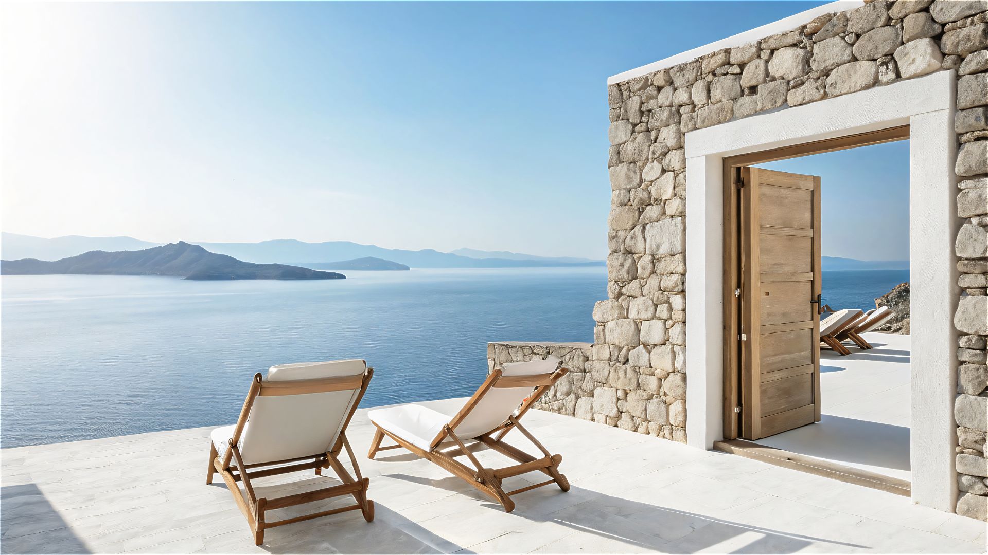 海を望むテラスと上質な滞在空間