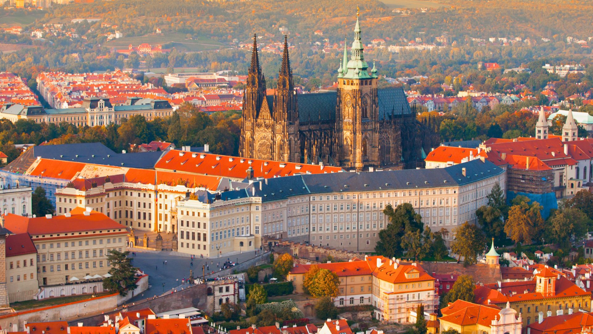 チェコ旅行をイメージした風景