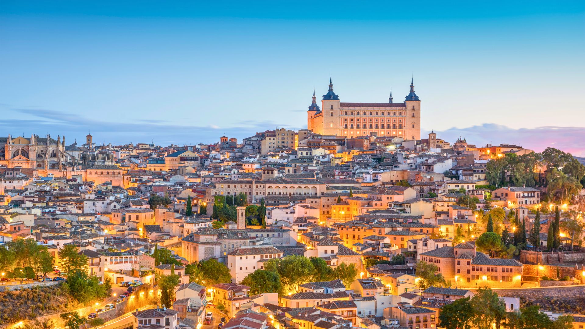 スペイン旅行をイメージした風景