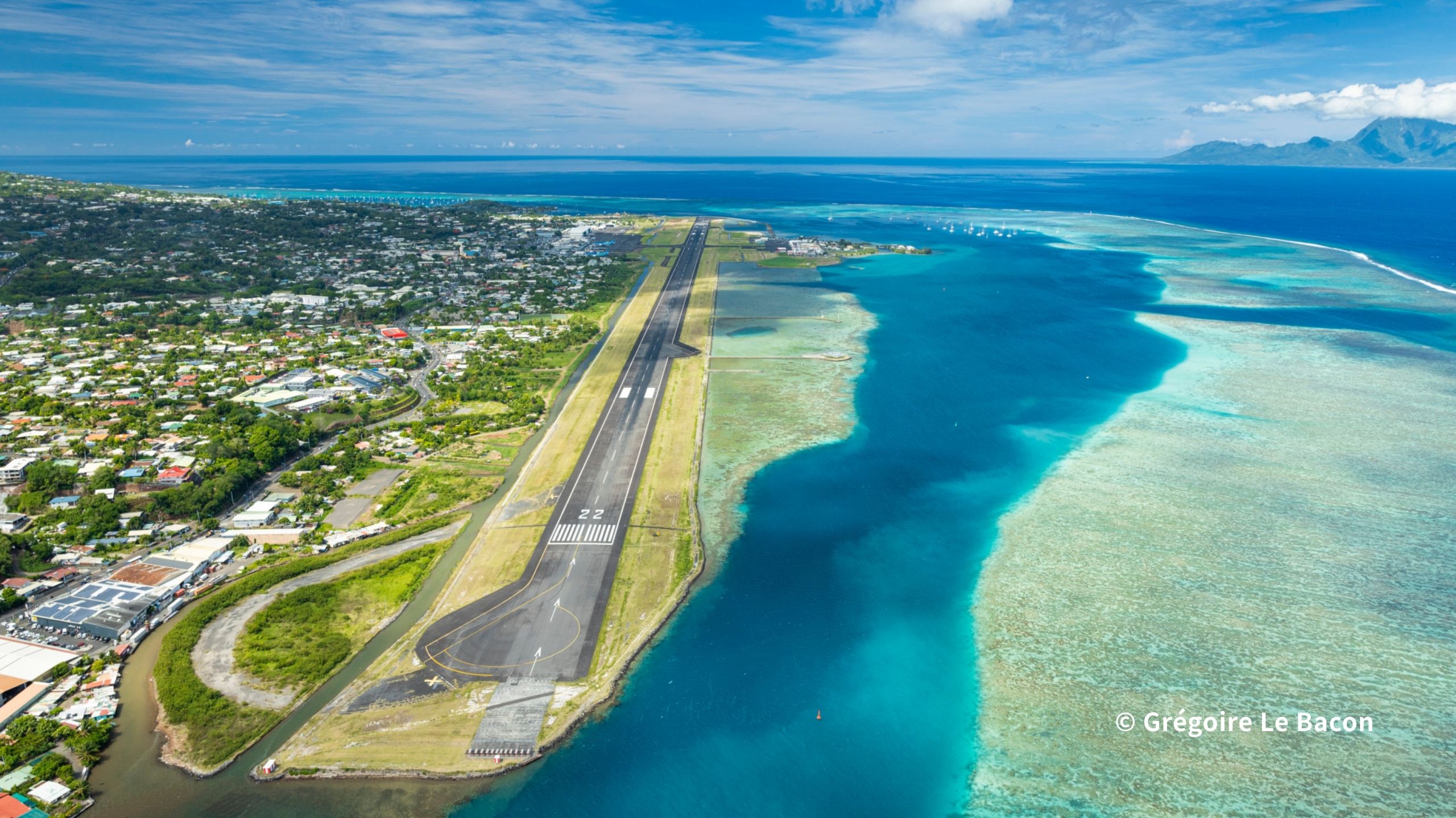 タヒチ島の風景