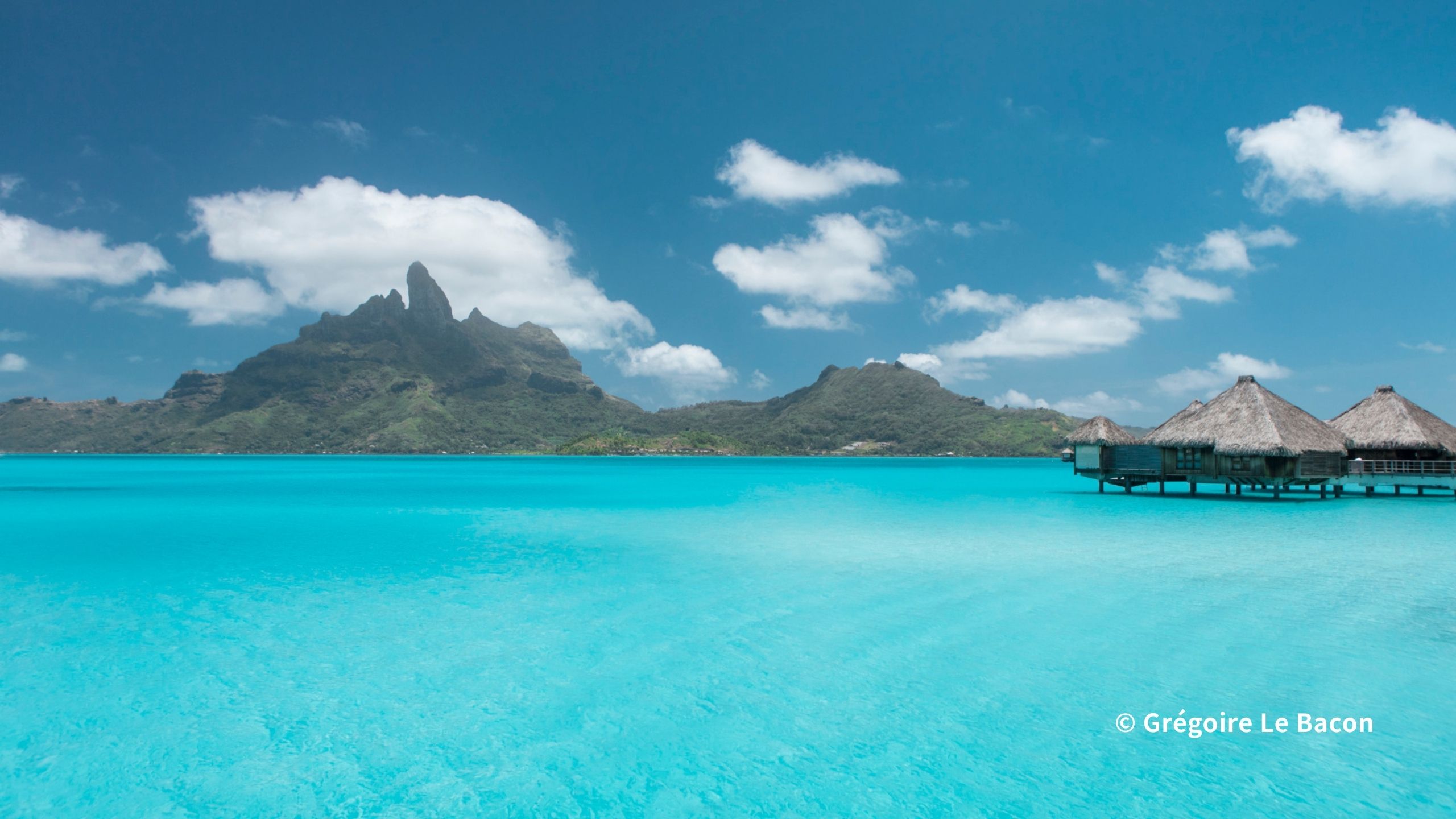 ボラボラ島の風景