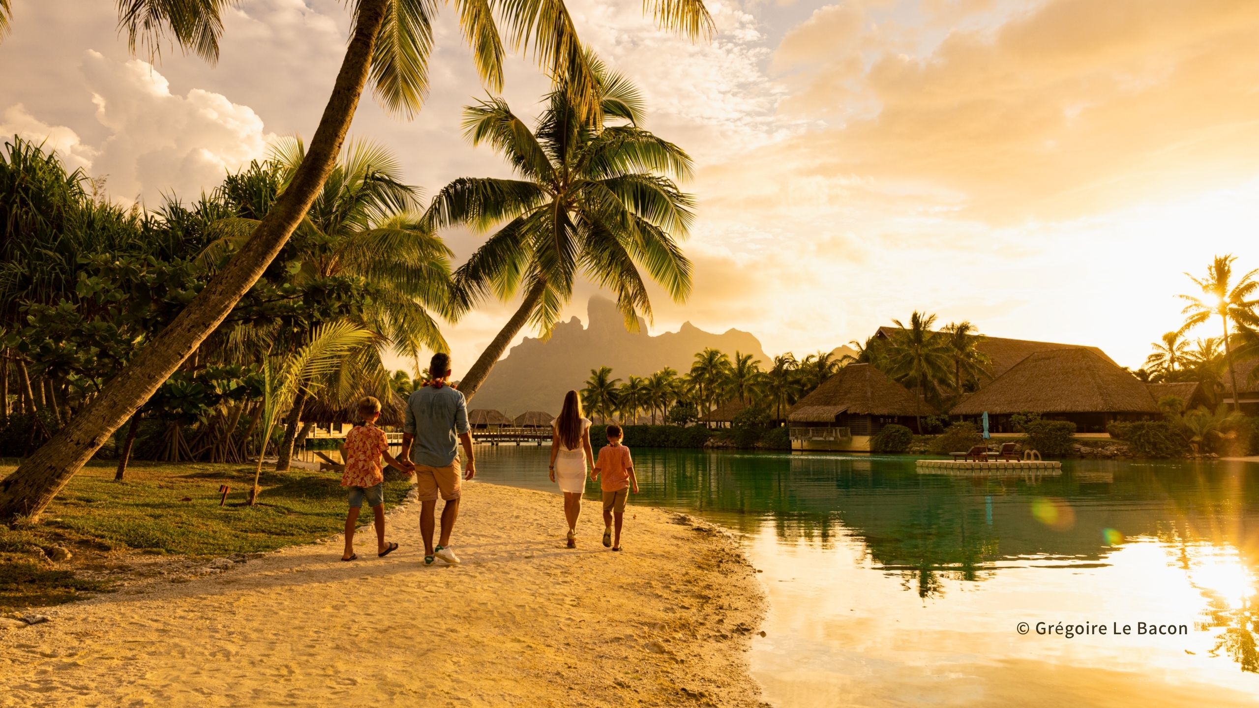 タヒチならではの美しい風景