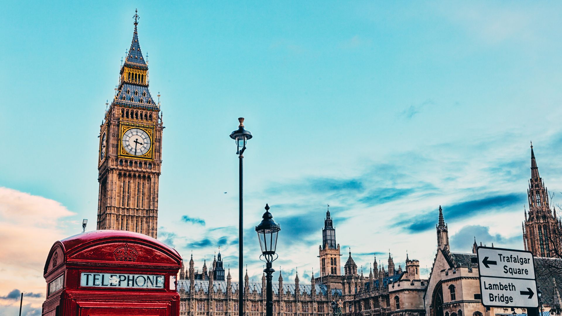 イギリス旅行をイメージした街並み