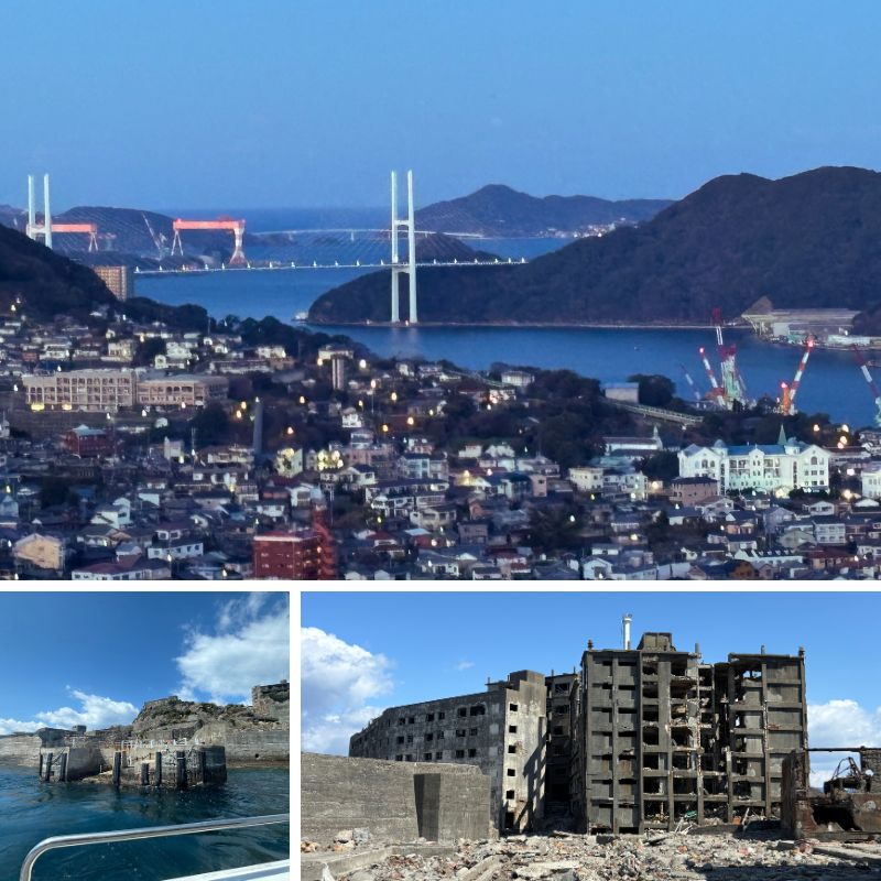九州での社員旅行の写真