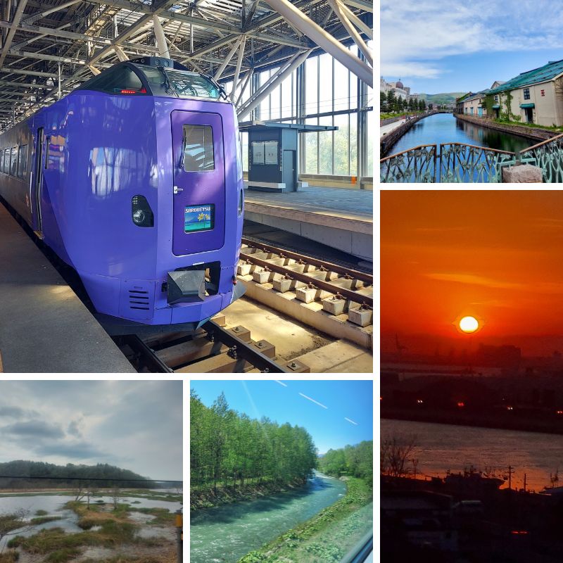 北海道での鉄道ひとり旅の写真