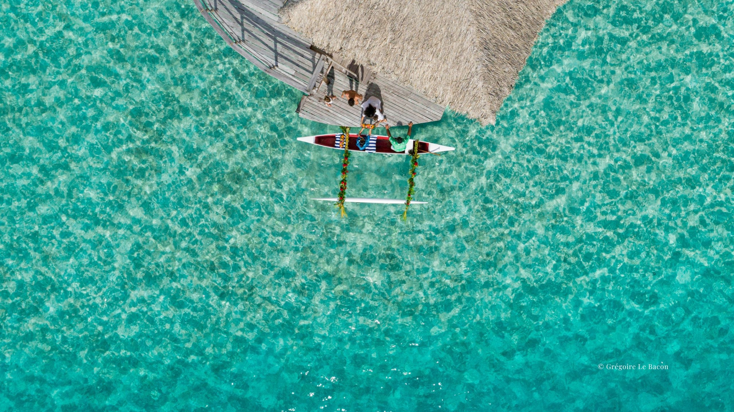 タヒチの海とラグーン