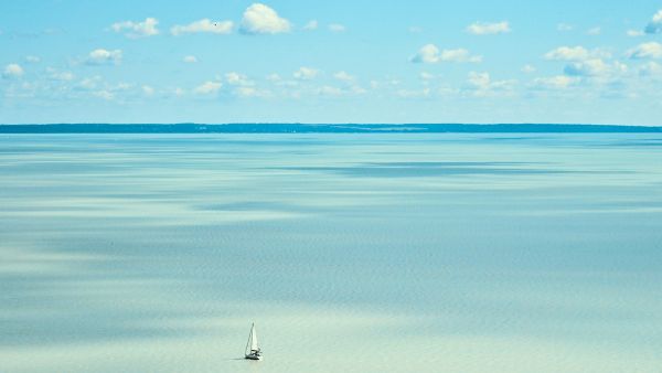 バラトン湖の風景