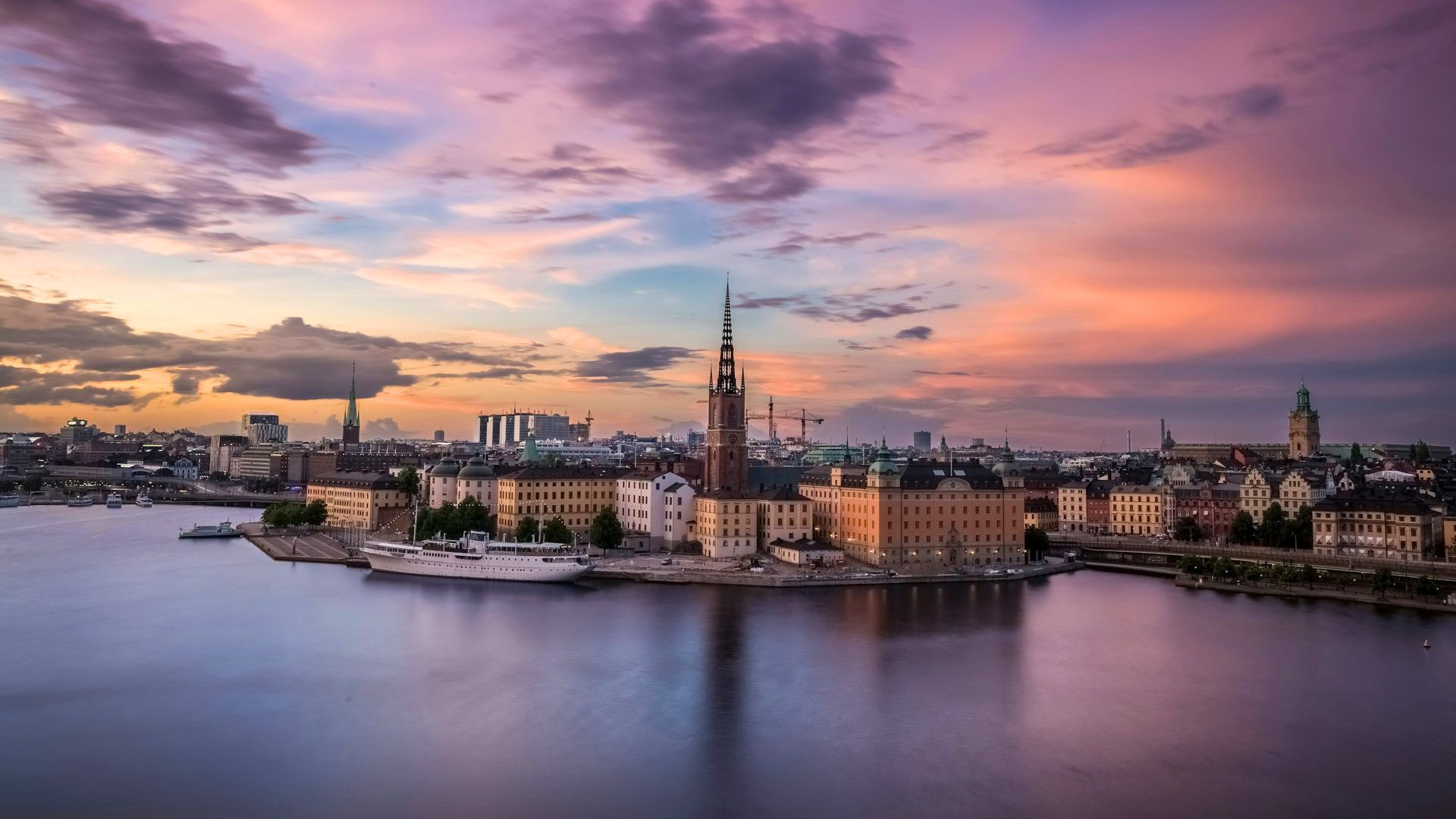 スウェーデン旅行をイメージした北欧の風景